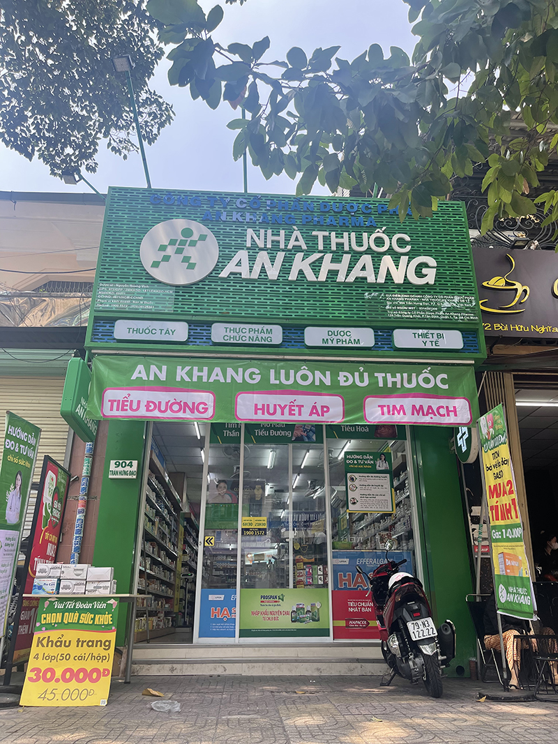 Nhà thuốc An Khang tại 904 Trần Hưng Đạo, P. 7, Quận 5, TP. Hồ Chí Minh